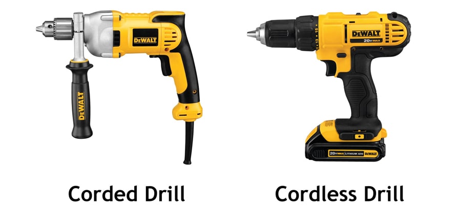 Corded and Cordless Drills