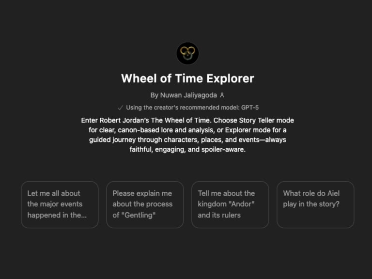 Wheel of Time Explorer